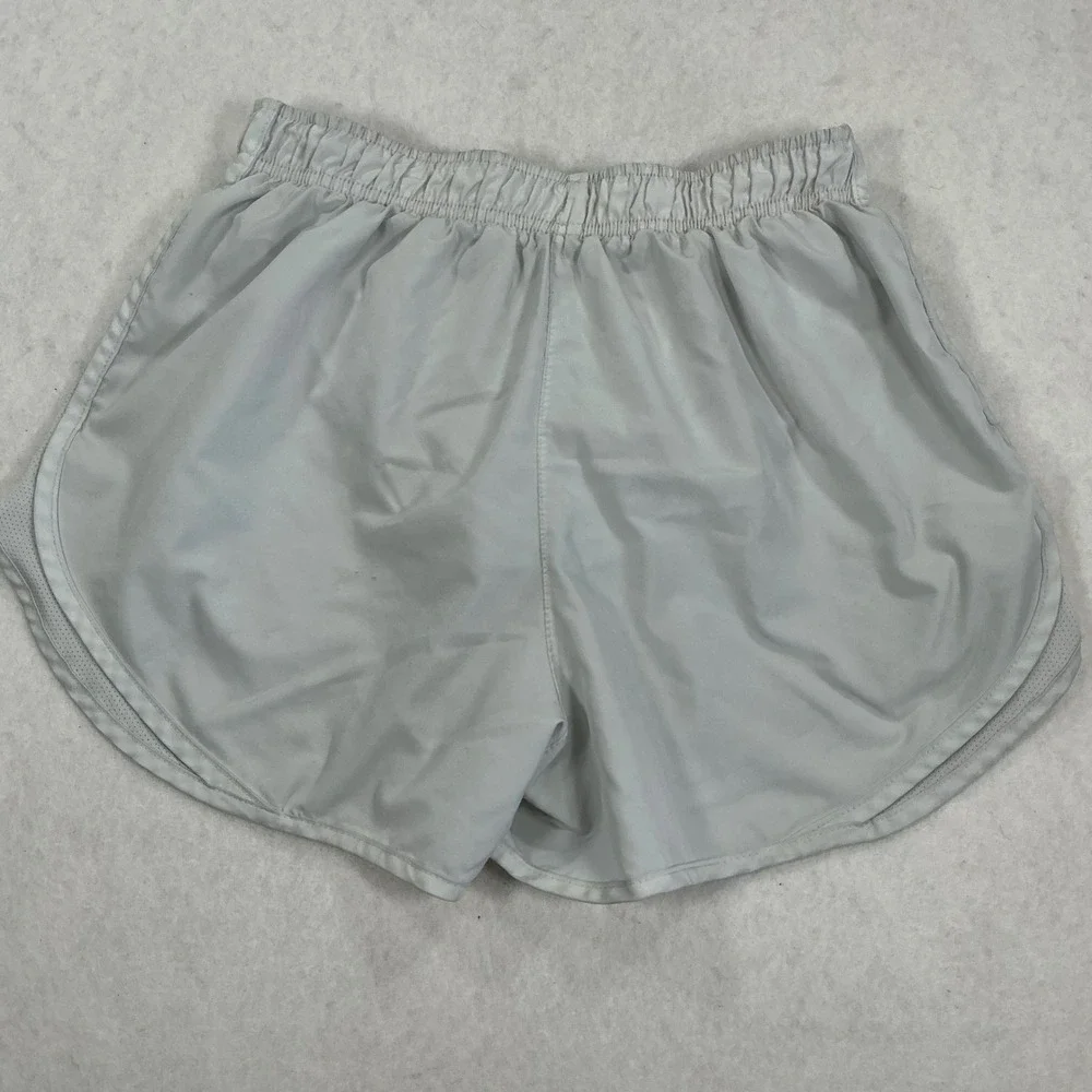 Nike Dri-FIT Running Shorts Womens Medium Gray Athletic Mesh Training 1463